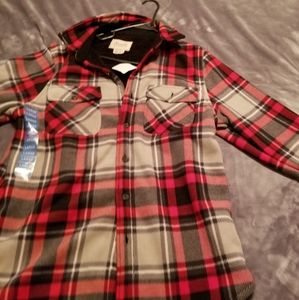 Boston traders fleece lined shirt